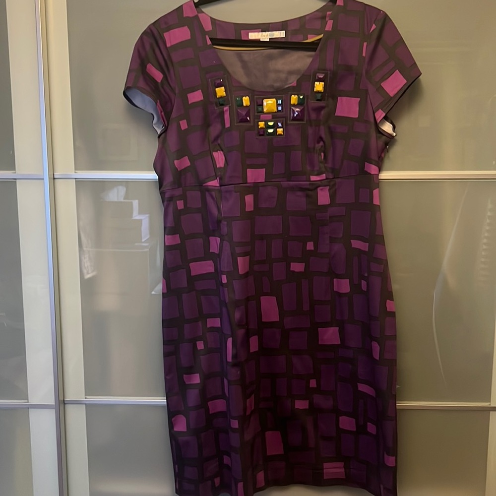 Boden size 14 geometric dress